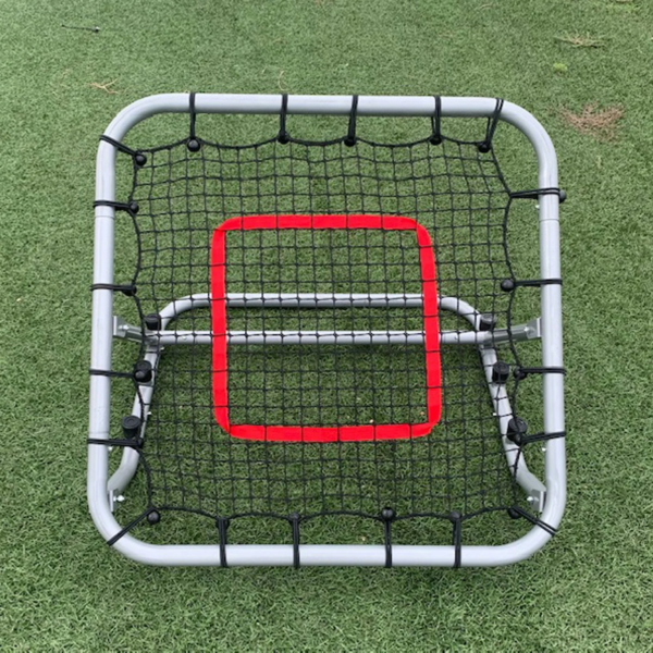 Trosky 26" x 26" Rebounder with Trosky Fielding Mat, Flat Cones (5 Hop Drill) (w/ Video Series)